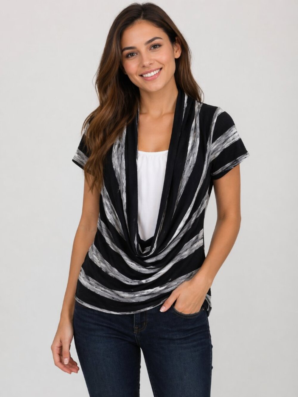 Wet Seal Stripes Top